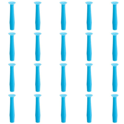 20pcs Silicone Lens Applicator Tools for RGP and Scleral Lenses,  Suction Cup Plunger