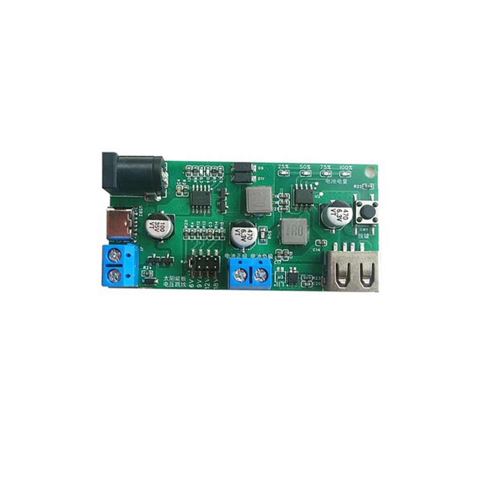 2.5A Mppt Solar Charging Controller Board Module With 5V/2.1A Usb Output, For Single/Parallel 3.7V-4.2V Batteries 4713823485713