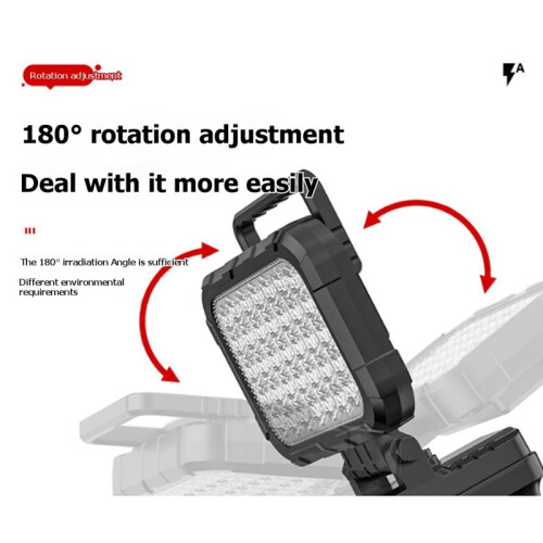 Portable Light W/H USB for   Battery LED Flashlight with Hook for Emergency Lighting for
