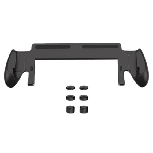 Console Grip for   2 with 5 Game Slots Hard Shell Ergonomic Handheld Grip Case with Thumb Grips