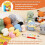 4 Set Animals Crochet Kit Including Crochet Hook, Yarn Balls, Needles, Instructions, Tools Kit Cute Pattern Crochet Kits 5