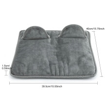(EU Plug) Electric Foot Heating Pad Washable Feet Warmer Heater Household Soft Plush Heat Blanket Foot Heat Mat Home Office Bedroom 9 Temper