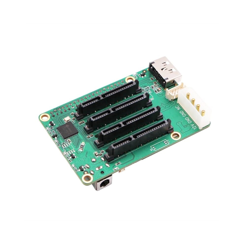 Radxa Penta Hat, To 5X Disks Hat For Raspberry Pi 5 And Rock Pi Sbcs, Nas Server, Single Board Computer 4712109245805
