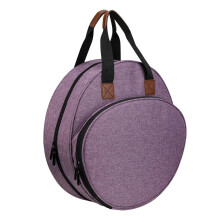 Purple Embroidery Project Bag with ColorCoding for Cross Stitch and Kit Storage Organizer
