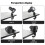 Metal Multi-Angle Adjustable Table Desktop Adapter Bracket Fixer with C-Shaped Clamp for Monitors and Displays 1