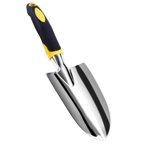 Garden Trowel Hand Shovel with Soft Rubberized Non-Slip Ergonomic Handle