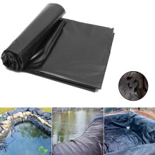 (2.5*3.5m) HDPE PVC Garden Fish Pond Liner Anti-Seepage Waterproof Heavy Duty Membrane Reinforced Landscaping Furniture Dust Cover