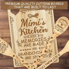 Bamboo Cutting Board 'S Day Gift for Cutting Board,Cooking Board(Mimi)