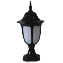 Lámpara de Columna de Aluminio Fundido A Presión, Impermeable, Estilo Europeo, para Exteriores, para Patio, Cerca o Poste.