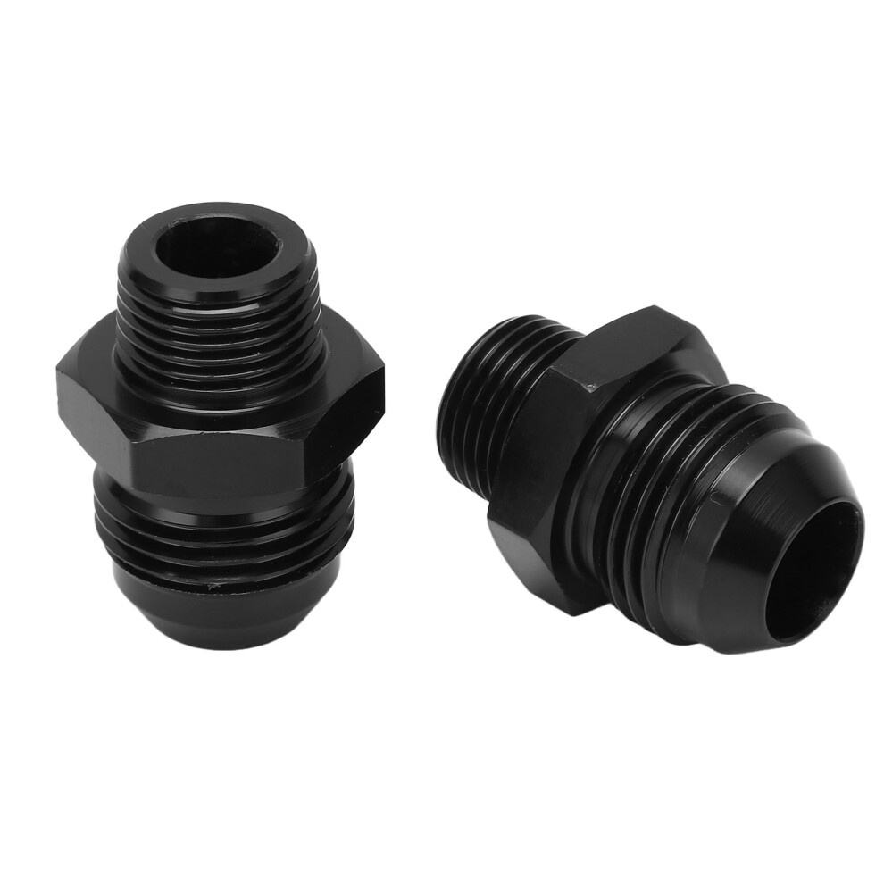 10An To 3/8 Npt Fuel Line Fitting Aluminum Adapter For Oil Gas Water Black 8481390307641