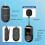 2.4G Wireless Lavalier Microphone Headset Kit with LED Digital Display 160ft Range for PA System,Voice Amplifier 4