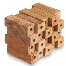 20Pcs Pre Drilled 7mm Olive Wood Pen Blanks for Woodturning Pen Turning Kit for Pen Making Supplies 2 1/2 X 3/4 X 3/4In