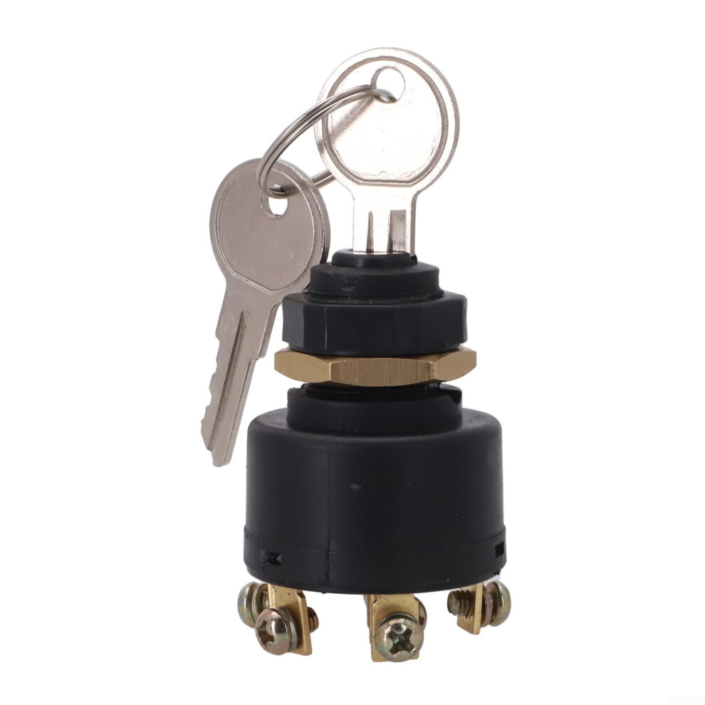 Marine Ignition Switch With Pushtochoke, 6Terminal Saltwater Resistant For Johnson Evinrude Boats 9092120523645