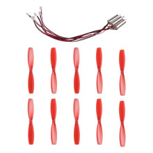 5pcs DIY  3.7V 716 Hollow Cup Coreless High-Speed Motor with 5pcs 55MM Propeller Cw CCW for DIY Micro-FPV Quadcopter
