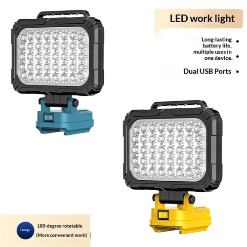 Portable Light W/H USB for   Battery LED Flashlight with Hook for Emergency Lighting for 1