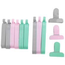 12 Pcs Sealing Chips Food Bag Storage Clips Colorful for Snack and Tea Bags Sandwich Kitchen Clips Potato Chips Sturdy