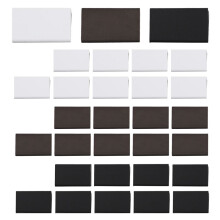 30 Pieces Door Corner Seals Exterior Door Weatherstrip Corner Seal Door Frame Wedge Seal Self-Stick Foam Draft Stopper