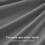 Imperial Rooms (Grey, Double) Plain Duvet Cover Single Double King Bed Set Quilt 4