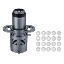 AL20 Photograph Flash Snoot Conical Lens Art Special Shaped with Optical Spotlight Lens 20 Gobos for YONGNUO Mount