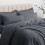 Imperial Rooms (Charcoal, Double) Plain Duvet Cover Single Double King Bed Set Quilt 3