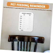 Promemoria per L'Alimentazione del Cane, Applicazione Magnetica o Biadesivo, Promemoria per L'Alimentazione Degli Animali Domestici-2 File