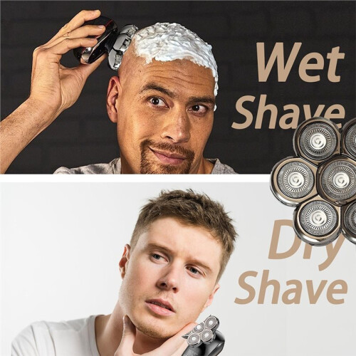 7D Rotary Blades for Bald Men - SHair Clipper Blade Floating Replacement Heads 2