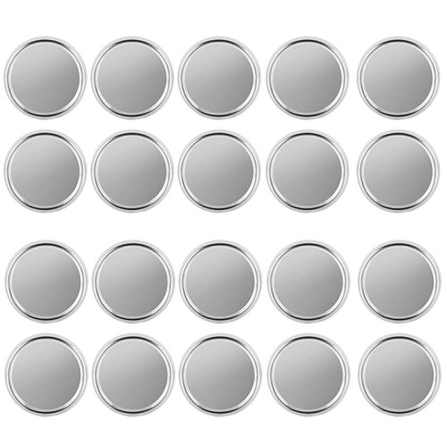 20 Pieces Gold Discs Binder Rings Plastic Book Binding Discs for Notebook and Planner Scrapbooking (Silver)