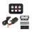 6 Gang  Panel Universal Circuit Control Relay System with Fuse Wiring Harness Automatic Dimmable  Off LED Pod 3