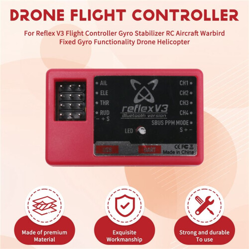 For FMS Reflex V3 Flight Controller Gyro Stabilizer RC Aircraft FMS Warbird Fixed Gyro Functionality Drone Helicopter 1