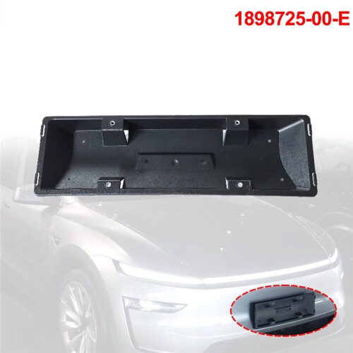1898725-00-E Support de Plaque D'Immatriculation Avant pour  Model Y Juniper 2025 - Support de Plaque D'Immatriculation de Remplacement 2