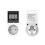 1pc Standard Two Round Hole Temperature Controller Socket with High-Precision Digital Display Temperature EU Plug 2