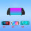 Console Grip for   2 with 5 Game Slots Hard Shell Ergonomic Handheld Grip Case with Thumb Grips 4