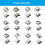 60PCS Micro-USB Female Connector Kit 5-Pin USB Socket 12 Types Micro-USB 2