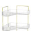 Corner Bathroom Counter Storage Rack Bathroom Countertop Rack Cosmetic Storage Rack Dressing Table Tray 2 Layers 6