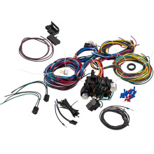Complete Automotive Wiring Harness Kit for Chevy Mopar Hotrods Ratrods 21 Circuit Wiring Harness Kit