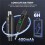 2.4GHz Wireless Microphone System Transmitter & Receiver 150ft Range, for PA System, Audio Mixer (Two Transmitter) 2