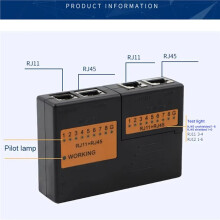 Testeur Multifonctionnel PoE RJ45 pour Câbles Réseau Ethernet LAN RJ11 RJ12 CAT5 6 7 UTP