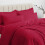 Imperial Rooms (Red, Double) Plain Duvet Cover Single Double King Bed Set Quilt 3