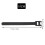 100 X verstellbarer schwarzer Nylon Kabelbinder L 15cm 5