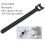 100 X adjustable black nylon cable tie L 15cm 6