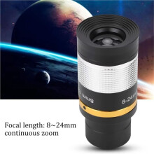 Okulary z Zoomem 8-24 mm do Teleskopu, Soczewki Optyczne z Powłoką Wielowarstwową, Akcesorium Teleskopowe do Obserwacji Gwiazd
