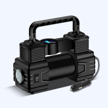 Portable Air Compressor 150 PSI with Digital Gauge, Auto ShutOff, LED Light, Cordless Tire Inflator for Car, Motorcycle, Bicycle, Balls Black