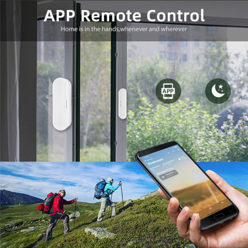 Tuya Matter Thread Dörr Fönster Sensor USB-Driven  Home  Door Sensor Larm för Hemsäkerhet och Automation 2