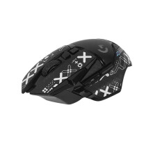 Verbesserte Griff-Mausaufkleber für Logitech G502 - Schwarzer Druck