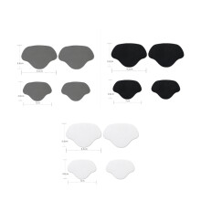 Parches de reparación de talón para zapatillas - 3 juegos (12 piezas)