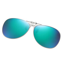Aufsteck-Sonnenbrille - Polarisierte Fahrbrille Green+Blue