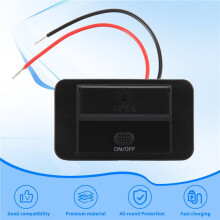 2PCS 3 12V RV USB Outlet 90W, Dual PD3.0 Type-C Quick Charge 72W & USB QC3.0 18W Panel Wall Mount