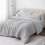 Imperial Rooms (Silver, King) Plain Duvet Cover Single Double King Bed Set Quilt 1
