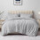 Imperial Rooms (Silver, King) Plain Duvet Cover Single Double King Bed Set Quilt 2
