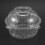 50 X Single Plastic Clear Cupcake Holder / Cake Container Dome Muffin Carrier 1